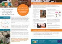 Factsheet n°5 New selection strategies for better feed use