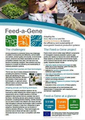 Feed-a-Gene brochure